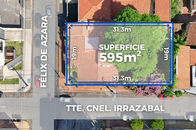En venta Propiedad en Esquina con Amplio Terreno en Azara – 595 m²