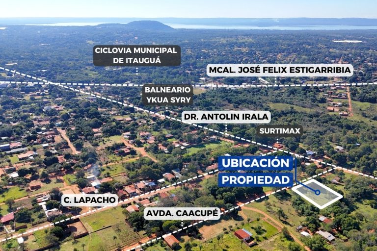 En venta terreno en Itaugua