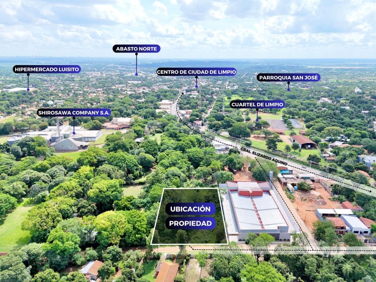 En venta terreno de gran dimensión en Limpio