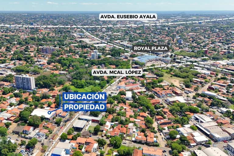 En venta terreno sobre la Avda. Mcal. Lopez
