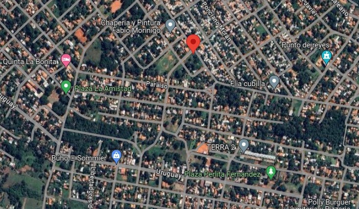 En venta terreno en esquina en el Barrio Rincón de Ñemby