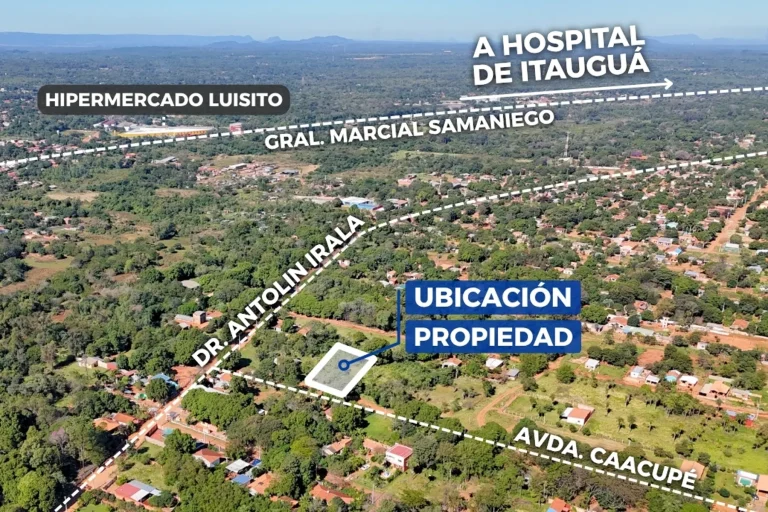 En venta terreno en Itaugua