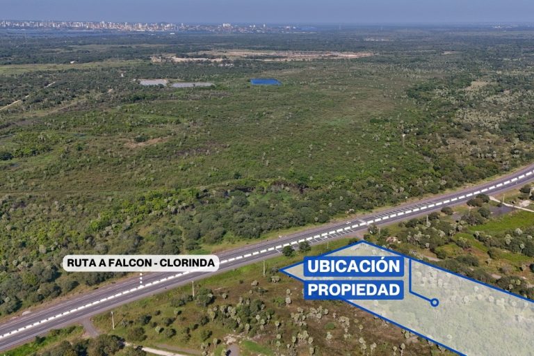 Terreno de 32 Hectáreas sobre Ruta Falcón – Clorinda