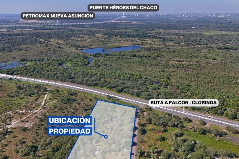 Terreno de 32 Hectáreas sobre Ruta Falcón – Clorinda