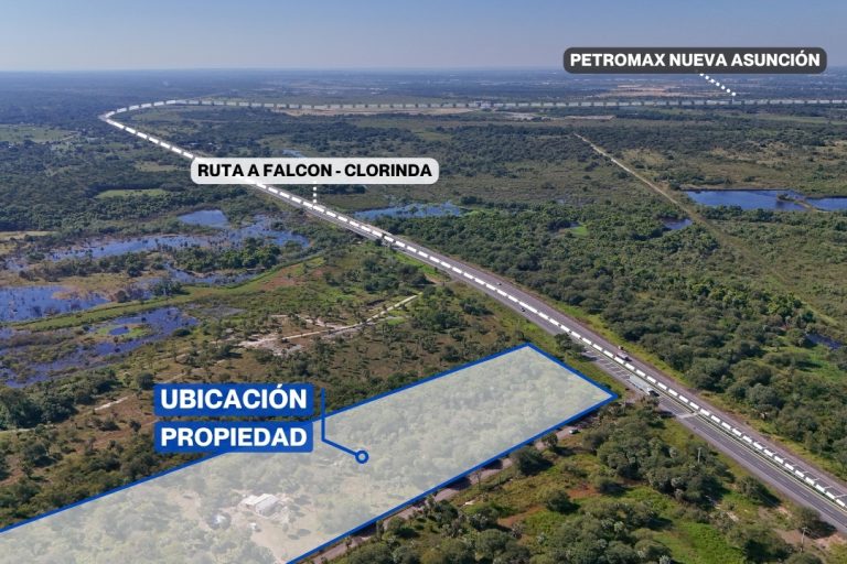 Terreno de 32 Hectáreas sobre Ruta Falcón – Clorinda