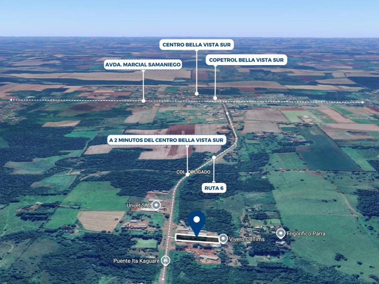 En Venta terreno en esquina sobre ruta 6ta.