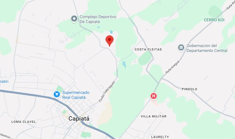 En venta terreno de 2.500 m2 en Capiata