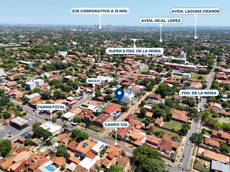 Terreno en venta en Fernando de la Mora zona norte