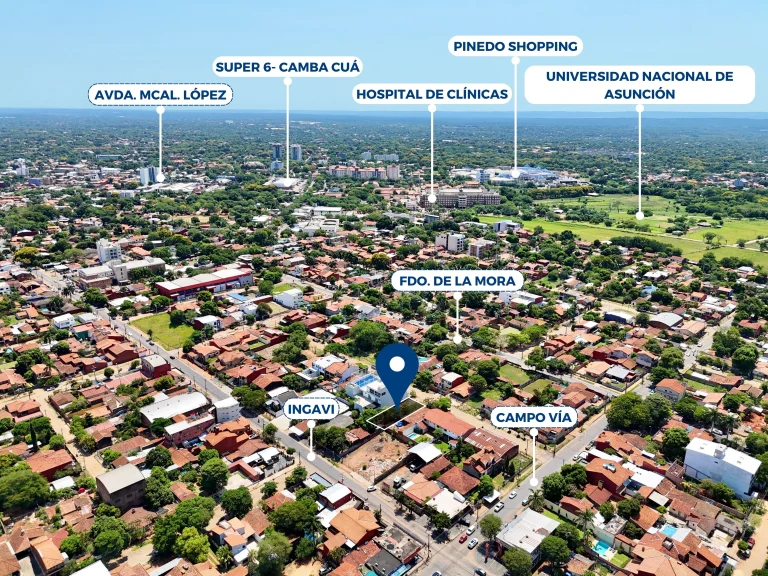 Terreno en venta en Fernando de la Mora zona norte